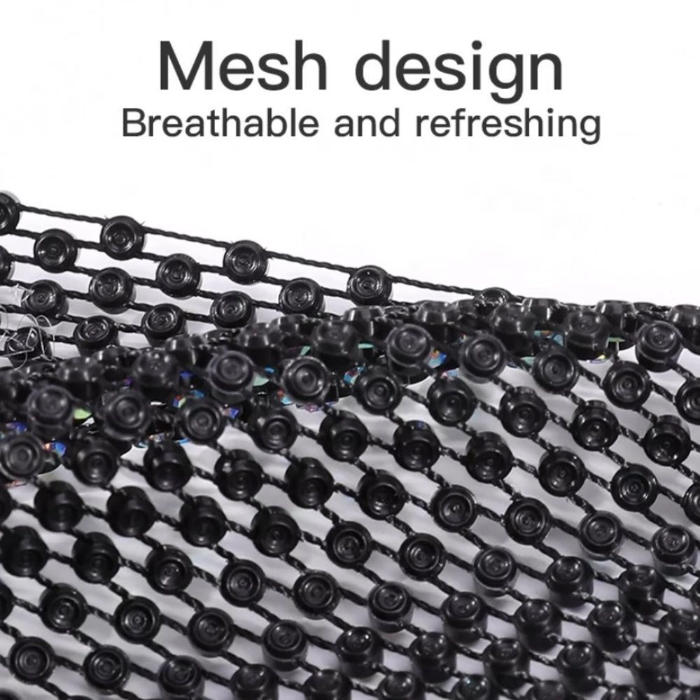 0004 | Rhinestone Mask, Breathable Mesh - Picture 4 of 8